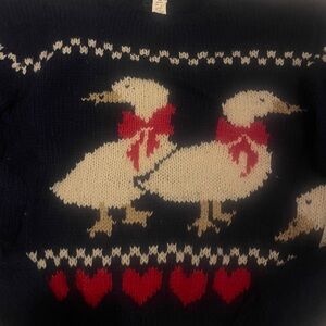 Woolrich Women's Navy Wool Sweater